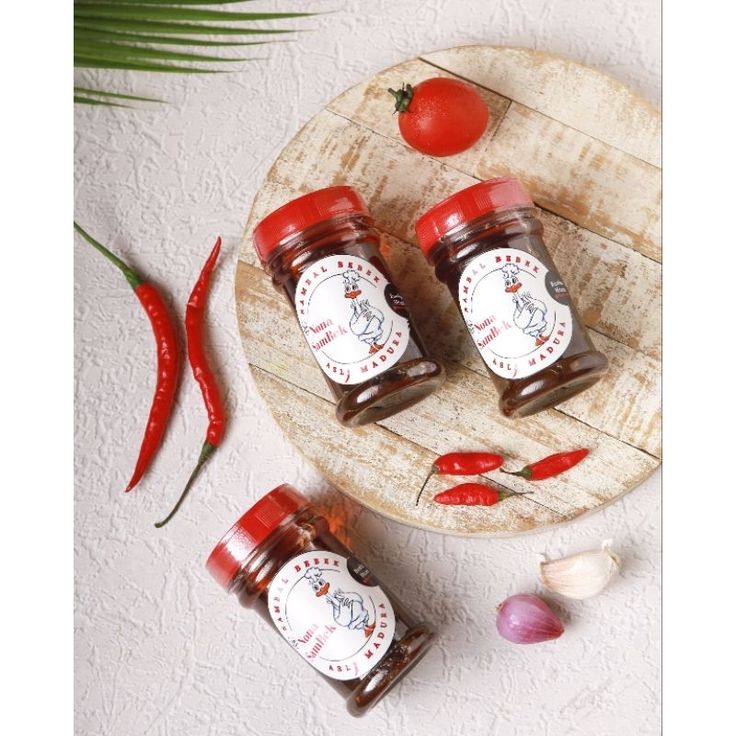 Sambal Bebek Hitam Madura - Nona SamBek (Bundling 3 Botol)